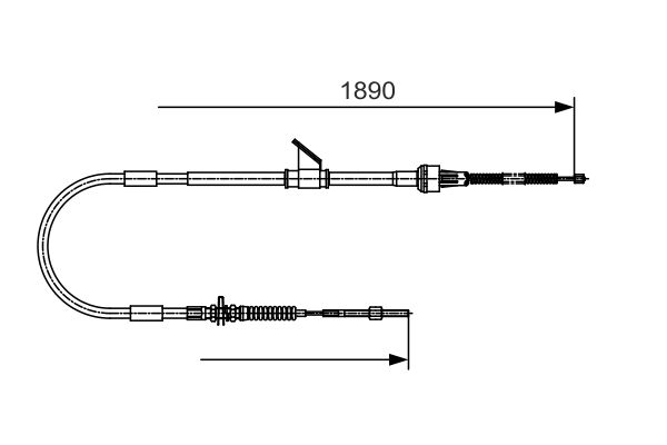 Bosch Handremkabel 1 987 482 066