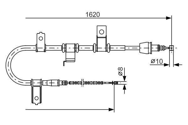 Bosch Handremkabel 1 987 482 071