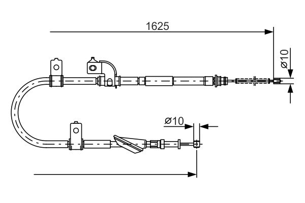 Bosch Handremkabel 1 987 482 081