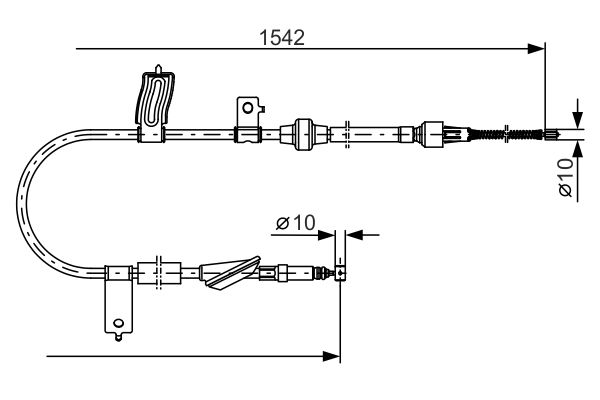 Bosch Handremkabel 1 987 482 084