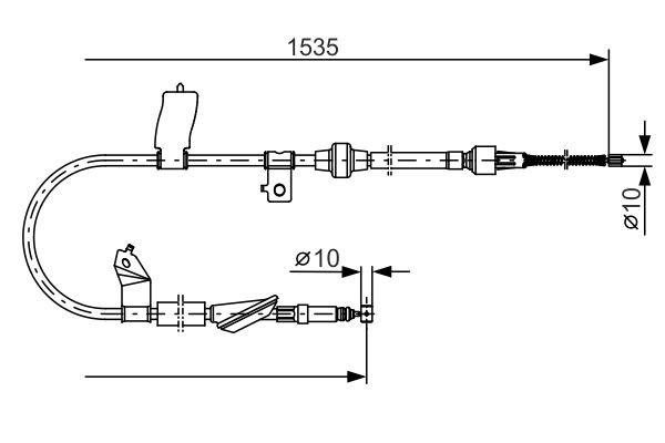 Bosch Handremkabel 1 987 482 085