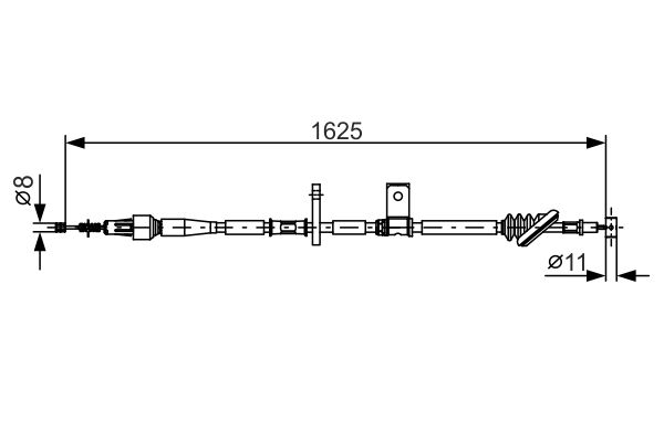 Bosch Handremkabel 1 987 482 094