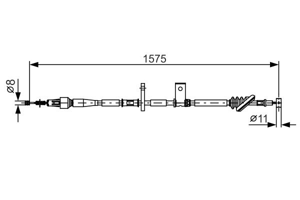 Bosch Handremkabel 1 987 482 095