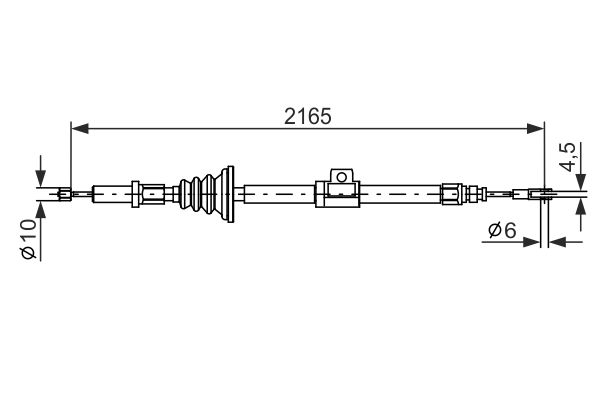 Bosch Handremkabel 1 987 482 105