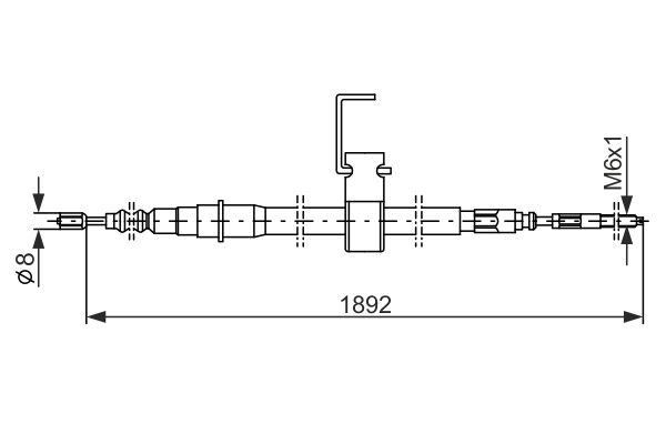 Bosch Handremkabel 1 987 482 106