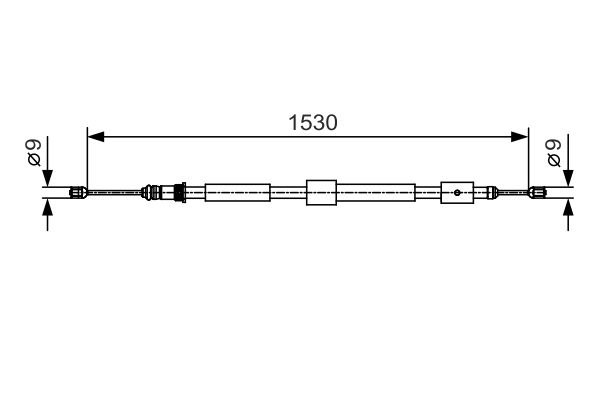 Bosch Handremkabel 1 987 482 114