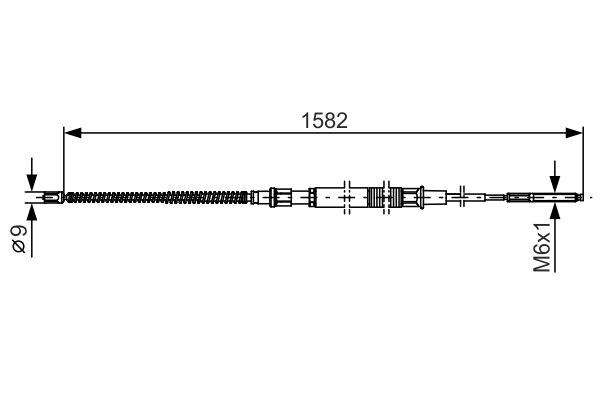 Bosch Handremkabel 1 987 482 124