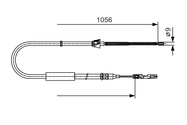 Bosch Handremkabel 1 987 482 125