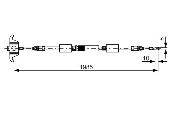 Bosch Handremkabel 1 987 482 128