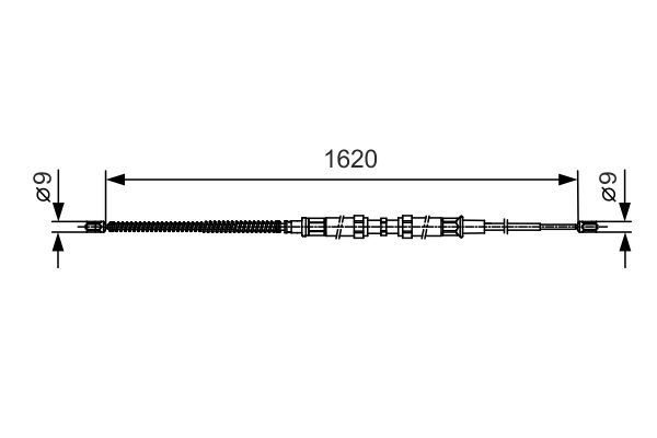 Bosch Handremkabel 1 987 482 129