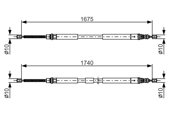 Bosch Handremkabel 1 987 482 144