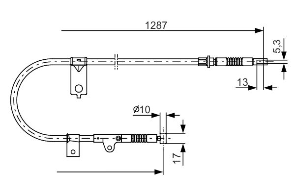 Bosch Handremkabel 1 987 482 150