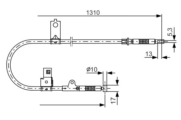 Bosch Handremkabel 1 987 482 151