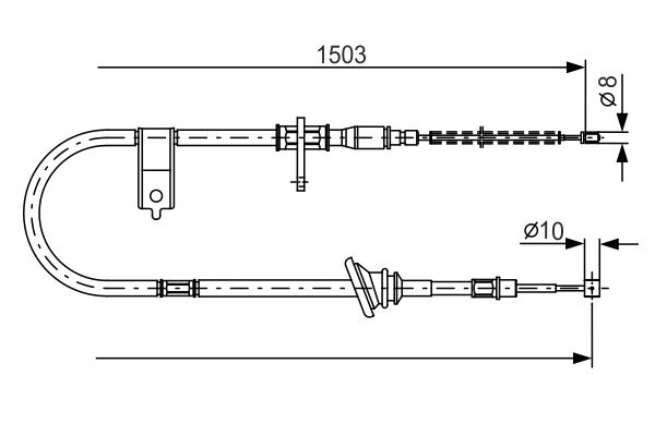 Bosch Handremkabel 1 987 482 165