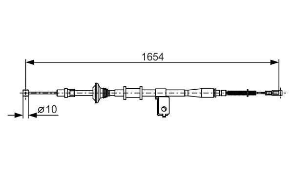 Bosch Handremkabel 1 987 482 172