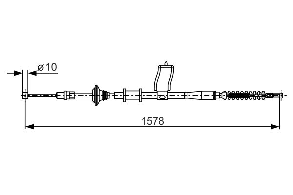 Bosch Handremkabel 1 987 482 173