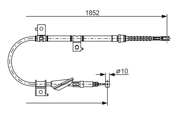 Bosch Handremkabel 1 987 482 175