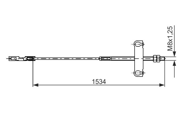 Bosch Handremkabel 1 987 482 195