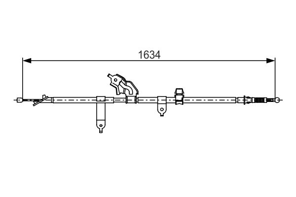 Bosch Handremkabel 1 987 482 222