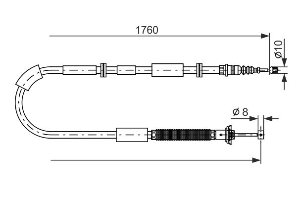 Bosch Handremkabel 1 987 482 239