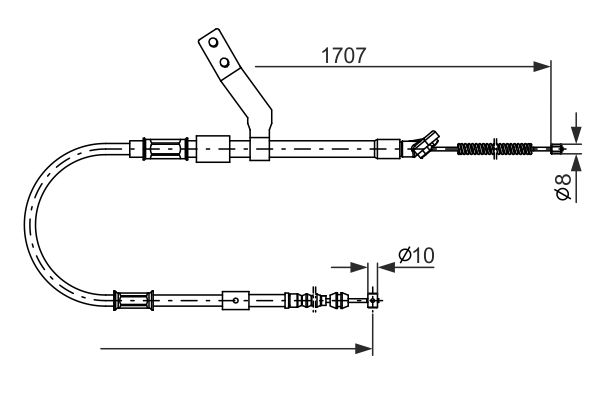 Bosch Handremkabel 1 987 482 260