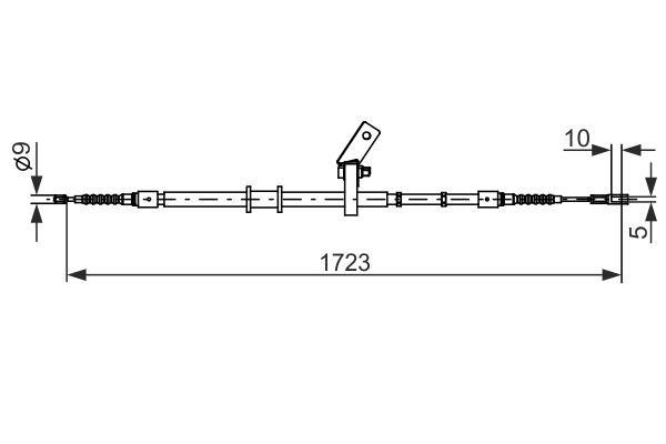 Bosch Handremkabel 1 987 482 268