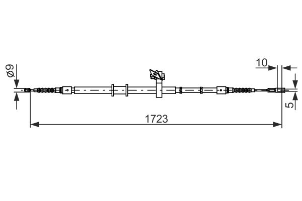 Bosch Handremkabel 1 987 482 269