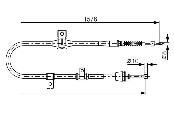 Bosch Handremkabel 1 987 482 270