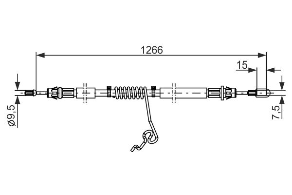 Bosch Handremkabel 1 987 482 281