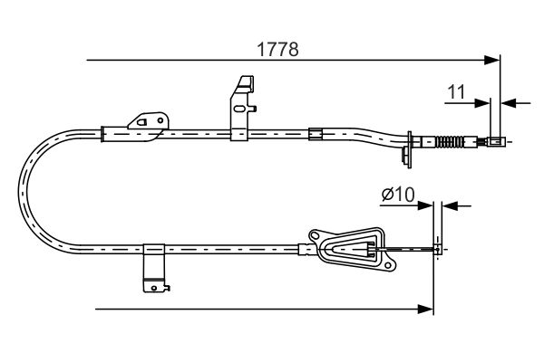 Bosch Handremkabel 1 987 482 304