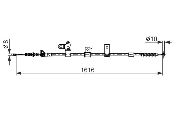 Bosch Handremkabel 1 987 482 307