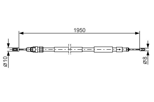 Bosch Handremkabel 1 987 482 320