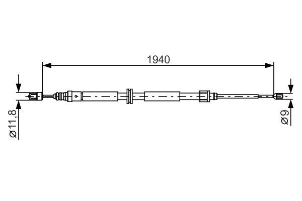 Bosch Handremkabel 1 987 482 325