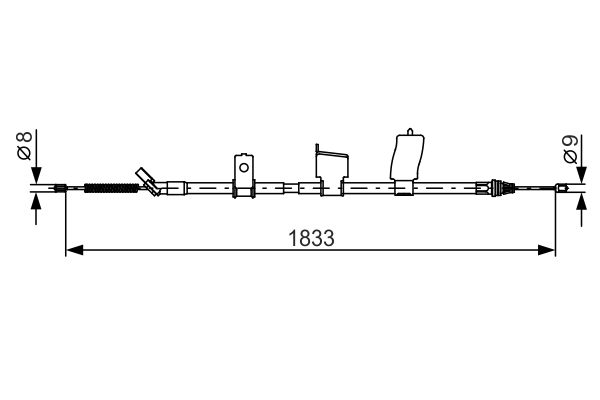 Bosch Handremkabel 1 987 482 340