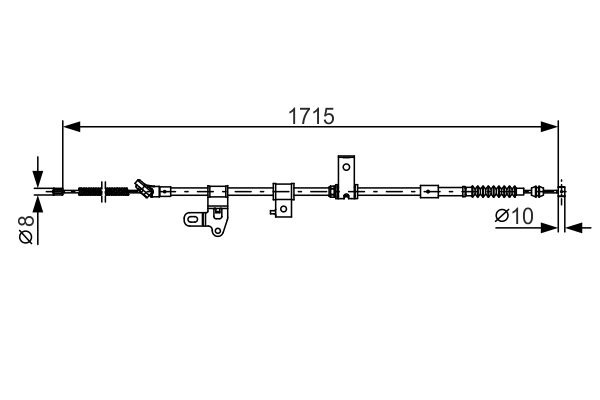 Bosch Handremkabel 1 987 482 348