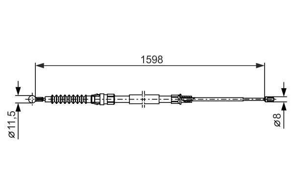 Bosch Handremkabel 1 987 482 379