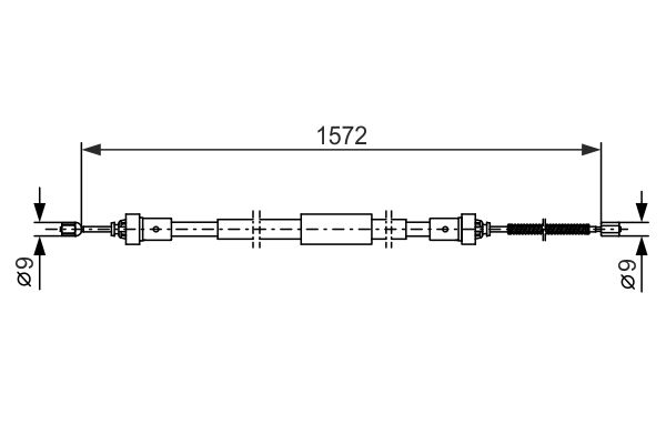 Bosch Handremkabel 1 987 482 384