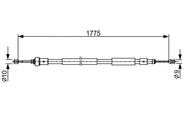 Bosch Handremkabel 1 987 482 407