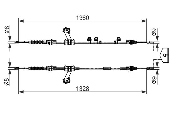 Bosch Handremkabel 1 987 482 422