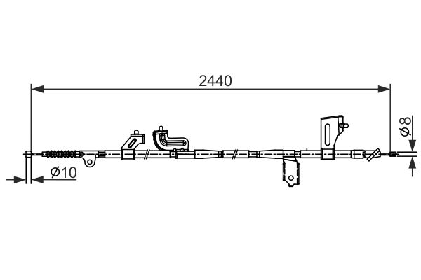 Bosch Handremkabel 1 987 482 425