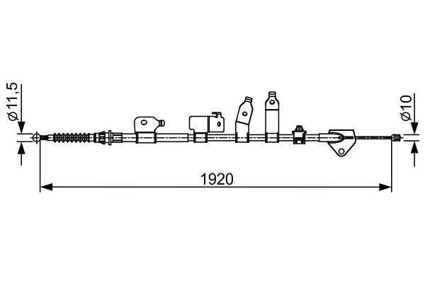 Bosch Handremkabel 1 987 482 438