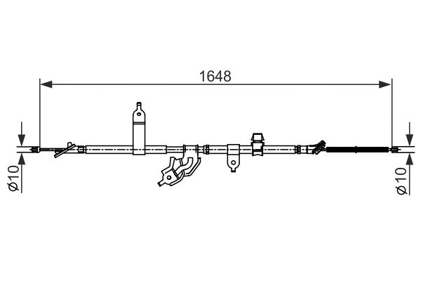 Bosch Handremkabel 1 987 482 442