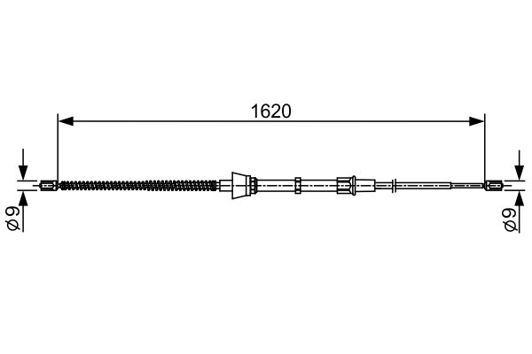 Bosch Handremkabel 1 987 482 448