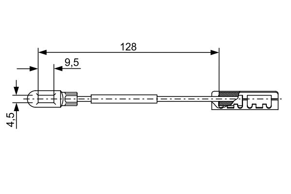 Bosch Handremkabel 1 987 482 452