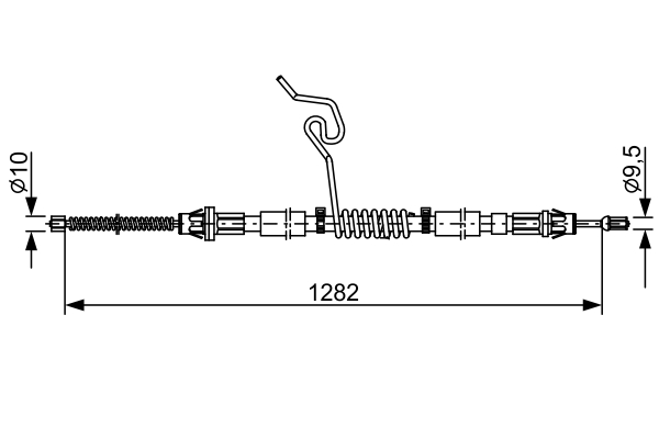 Bosch Handremkabel 1 987 482 462