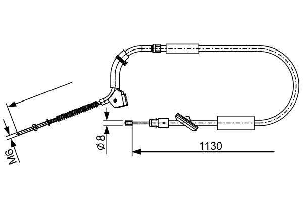 Bosch Handremkabel 1 987 482 490