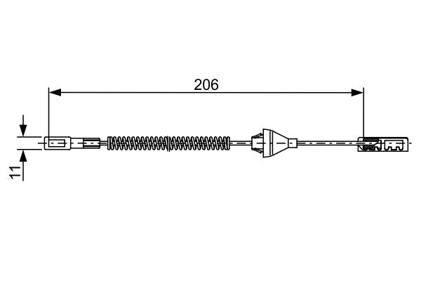 Bosch Handremkabel 1 987 482 506