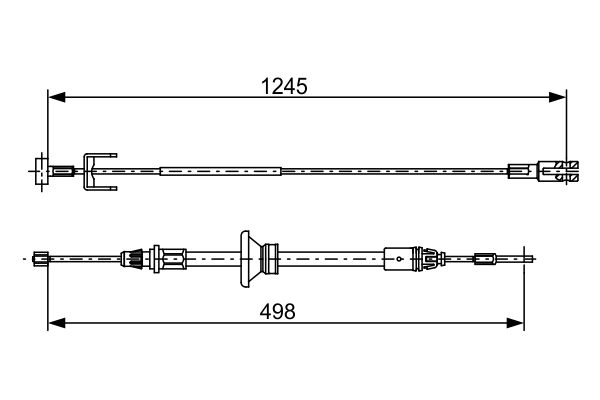 Bosch Handremkabel 1 987 482 524