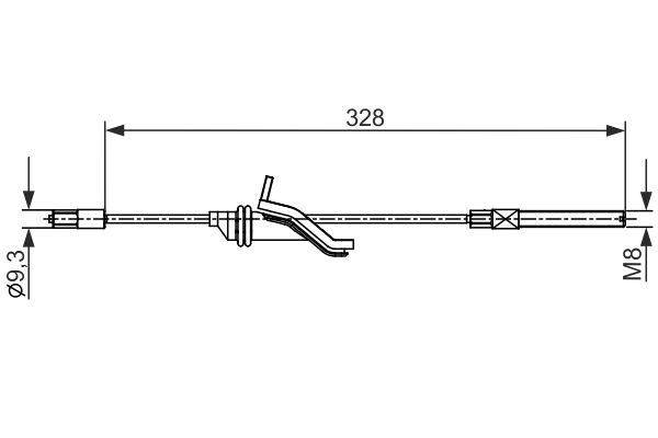 Bosch Handremkabel 1 987 482 545