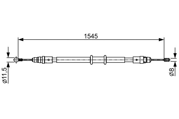 Bosch Handremkabel 1 987 482 551